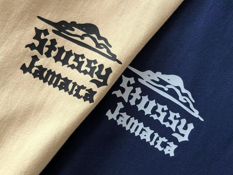 Футболка Stussy Palm Tree With Billiard Ball "Beige" фото № 3