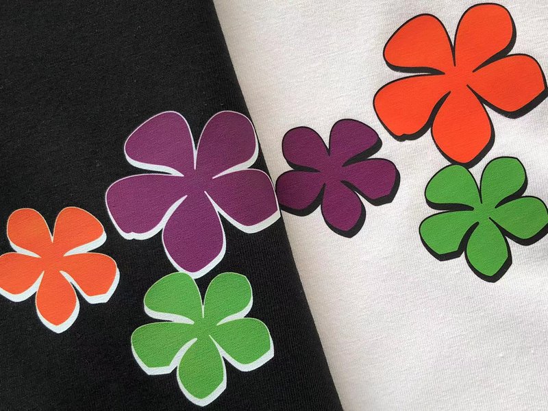 Футболка Stussy Circle From Flowers Print "White" фото № 6