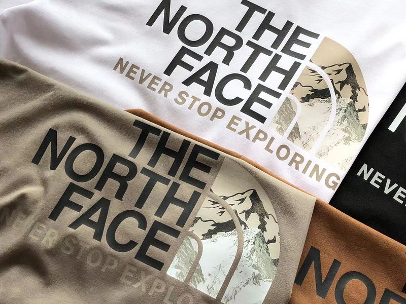 Футболка The North Face Logo With Back Inscription Never Stop Exploring "White" фото № 3