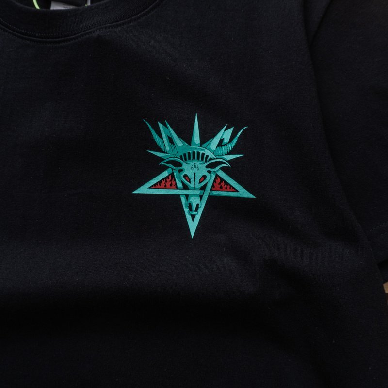 Футболка Thrasher Small Figure Front "Black" фото № 4