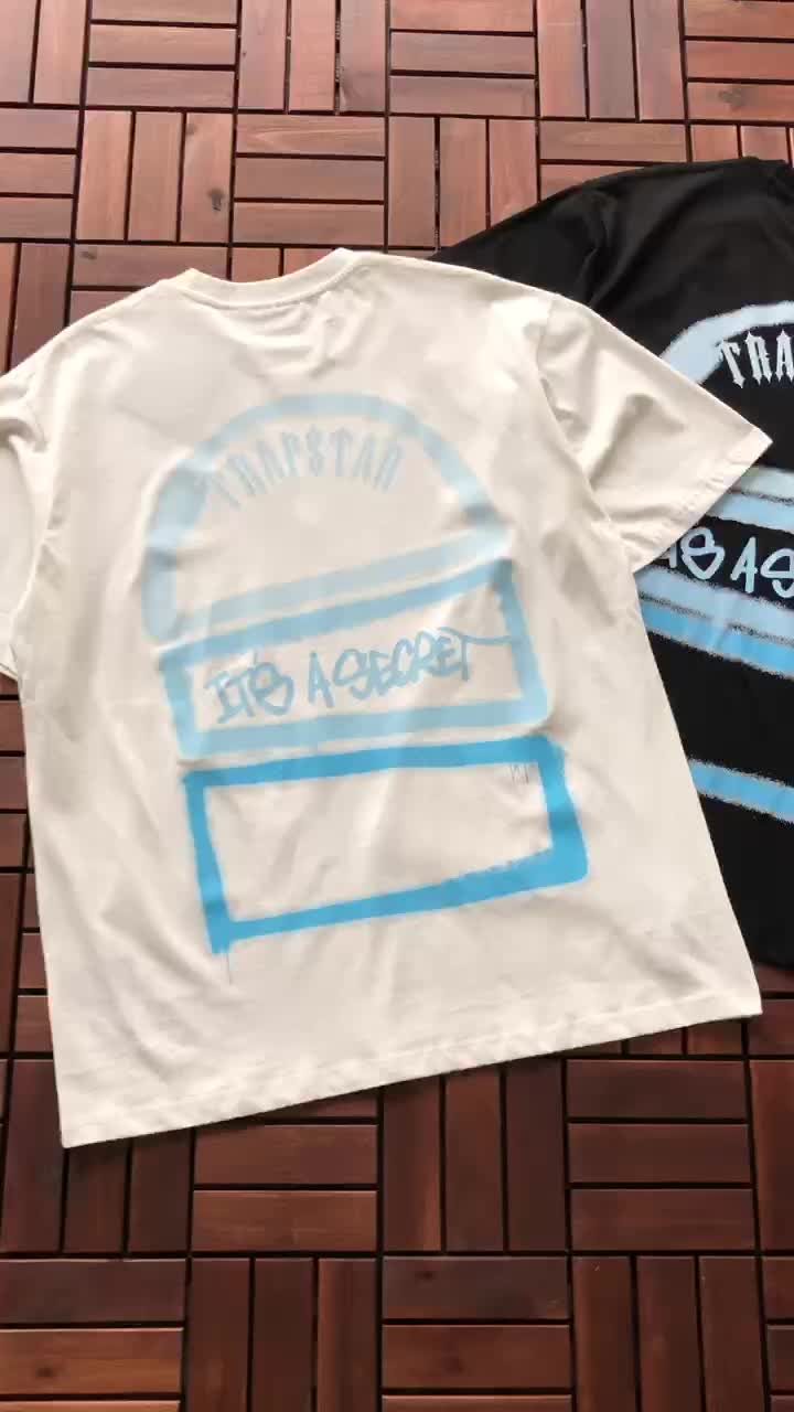 Футболка Trapstar Logo Inscription And Geometric Figures "White" фото № 4