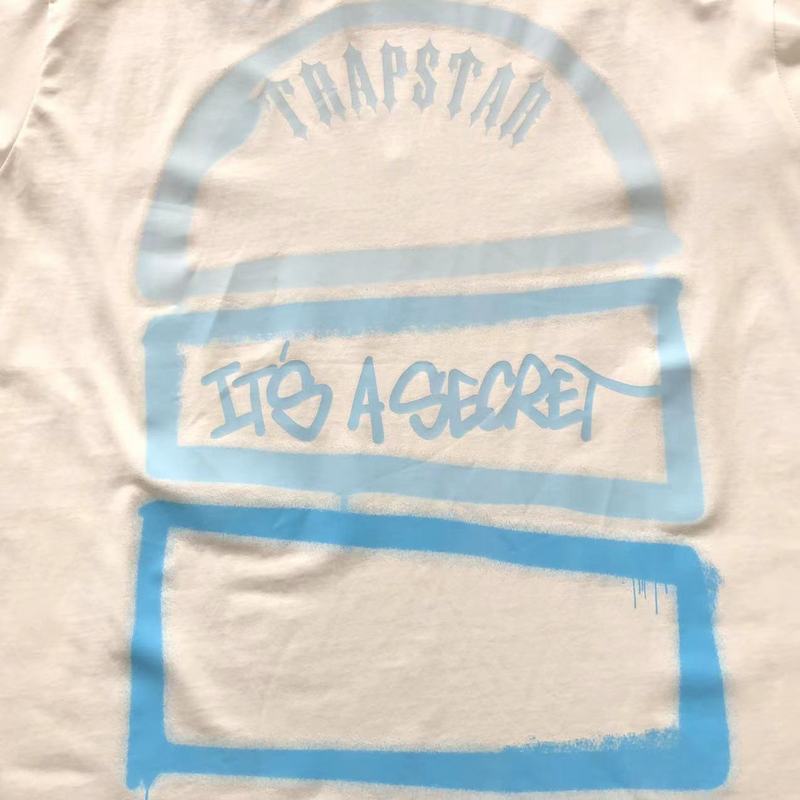 Футболка Trapstar Logo Inscription And Geometric Figures "White" фото № 3