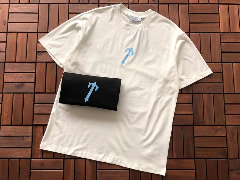 Футболка Trapstar Logo Inscription And Geometric Figures "White" фото № 2