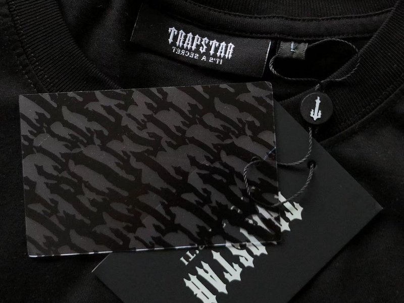 Футболка Trapstar Lettering Paris "Black" фото № 3