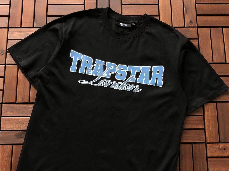 Футболка Trapstar Lettering Paris "Black" фото № 5