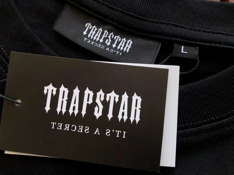 Футболка Trapstar Logo From Volumetric Round Letters "Black" фото № 3