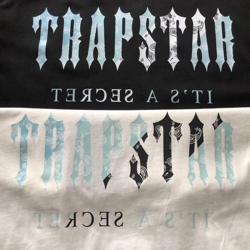 Футболка Trapstar Big Logo With Patterns Front "White" фото № 4