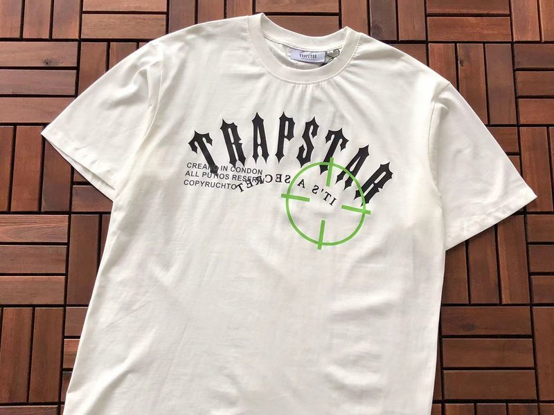 Футболка Trapstar Logo Lettering With Aim "White" фото № 5