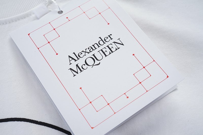 Футболка Alexander Mcqueen Skeleton Inside Rectangle Print "White" фото № 4