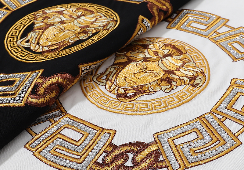 Футболка Versace Medusa Gold "White" фото № 2