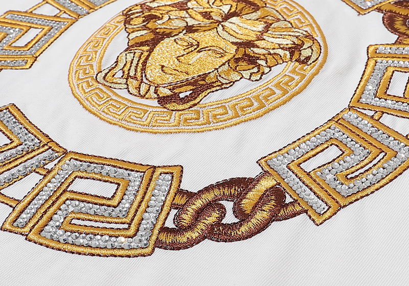 Футболка Versace Medusa Gold "White" фото № 5