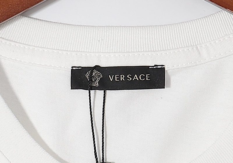 Футболка Versace Medusa Gold "White" фото № 8