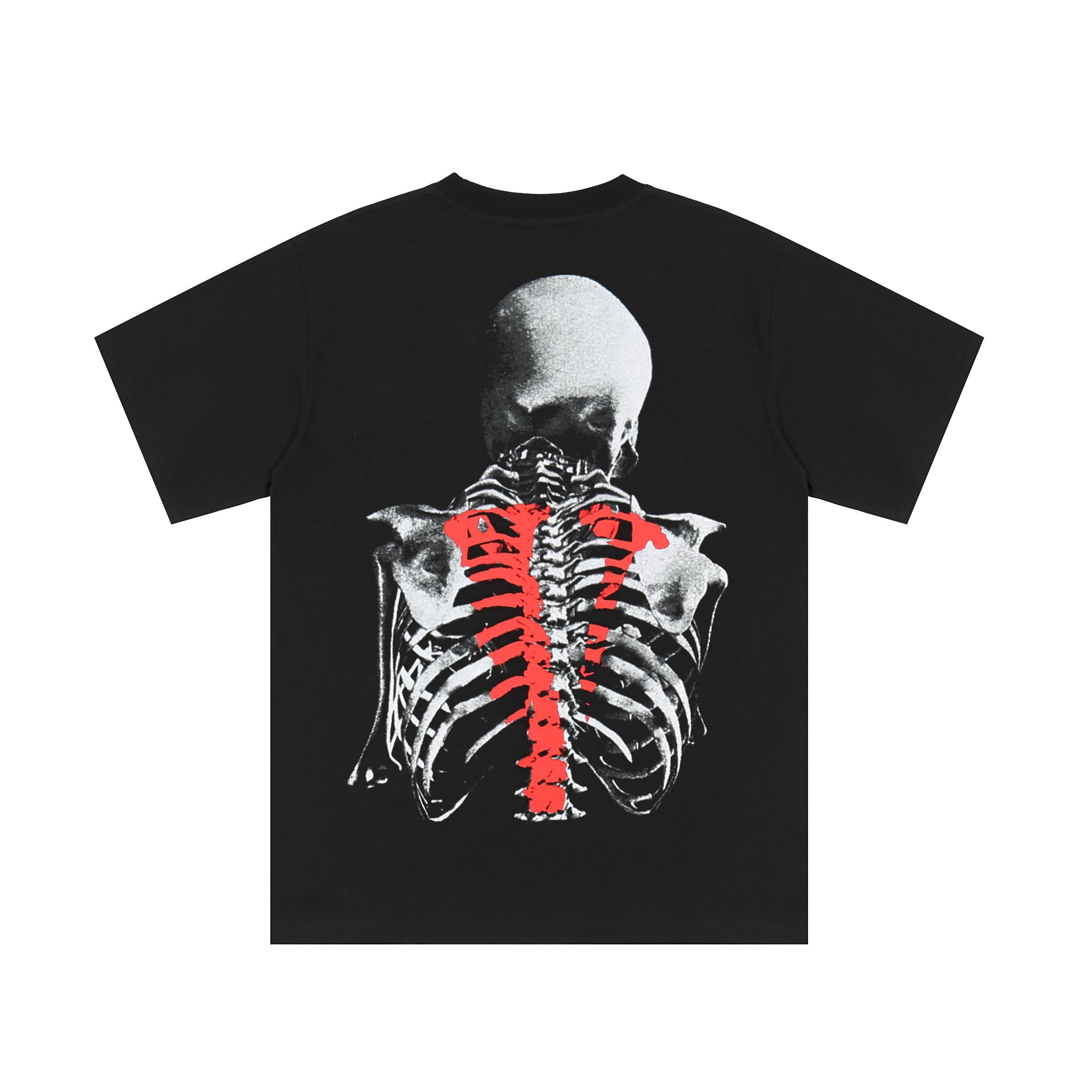 Футболка Vlone Skeleton "Black" фото № 2