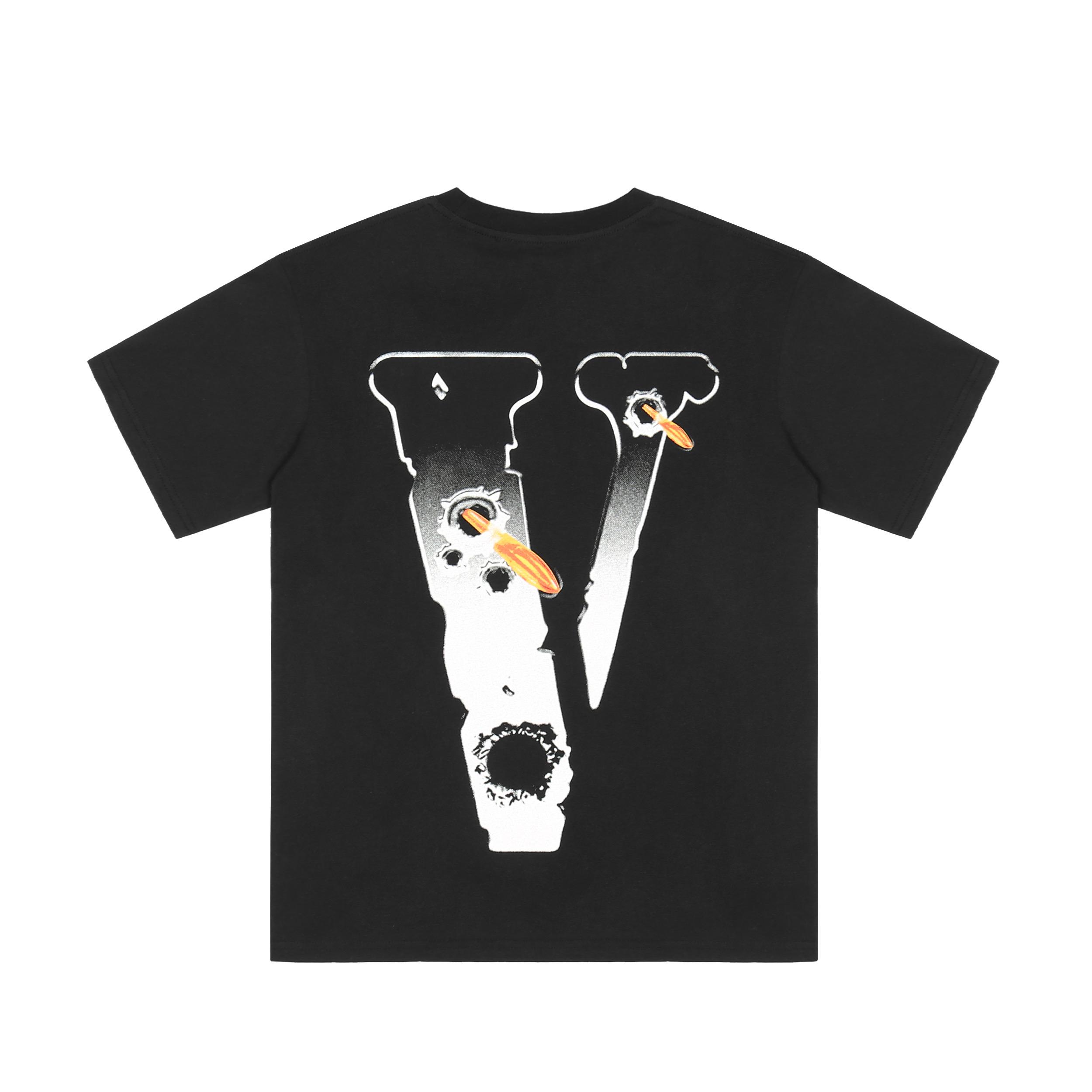 Футболка Vlone Hawk Em "Black" фото № 2