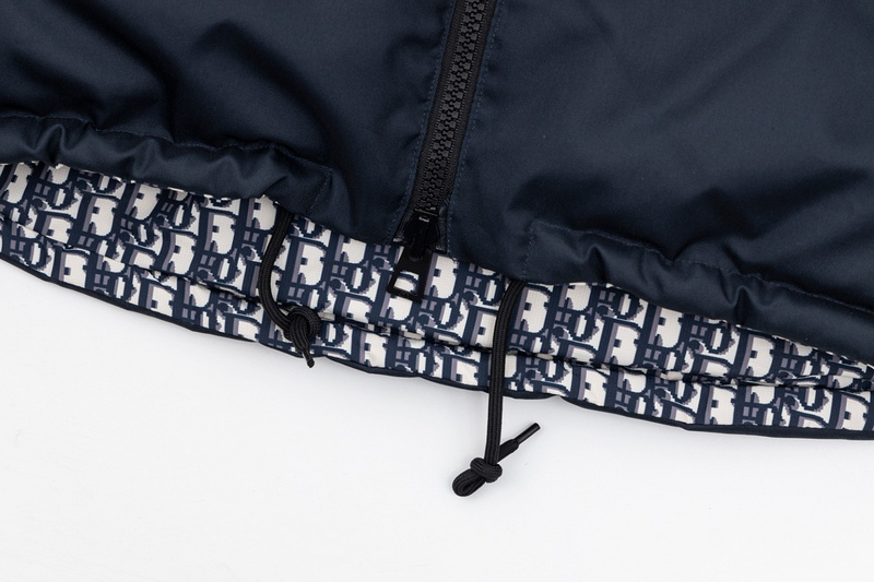 Двусторонний пуховик Christian Dior Monogram Oblique "Black" фото № 5