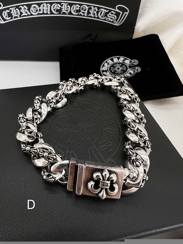 Браслет Chrome Hearts Massive "Silver" фото № 5