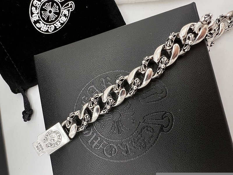 Браслет Chrome Hearts Massive "Silver" фото № 9
