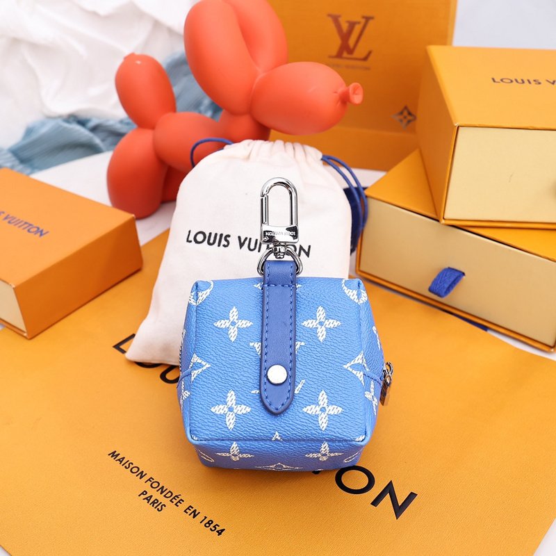 Брелок Louis Vuitton Small Backpack "Blue" фото № 2