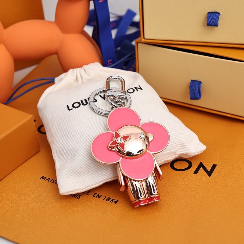 Брелок Louis Vuitton Man With Flower Face "Pink" фото № 5