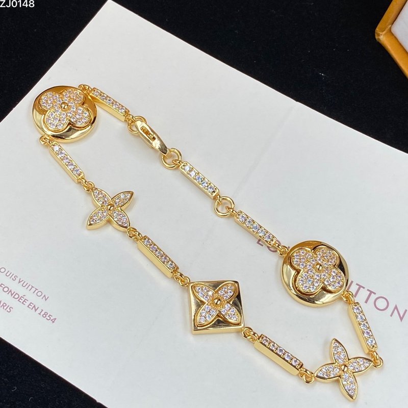 Браслет Louis Vuitton From Logo Symbols "Gold" фото № 2
