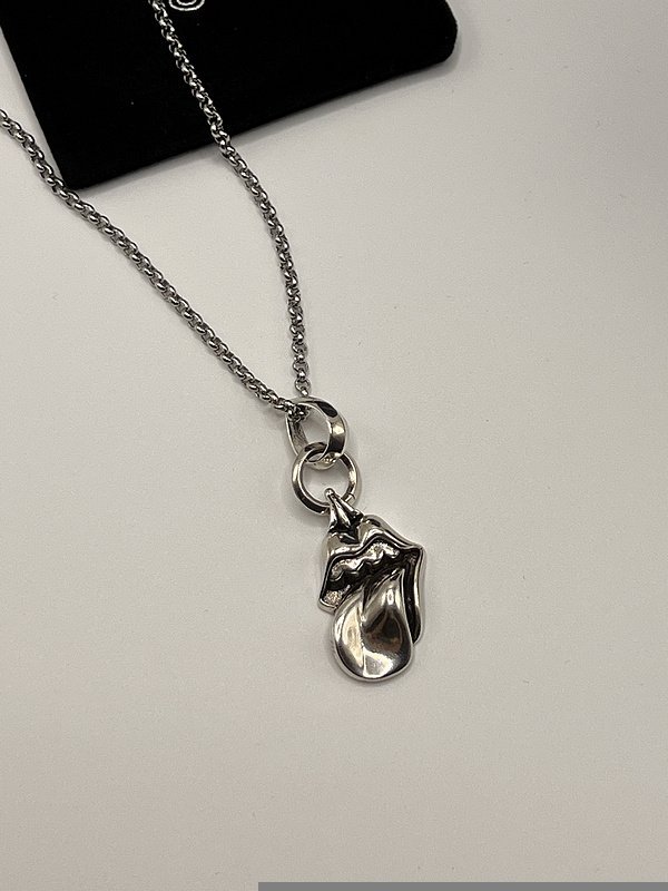 Подвеска Chrome Hearts Pendant Lips "Silver" фото № 4