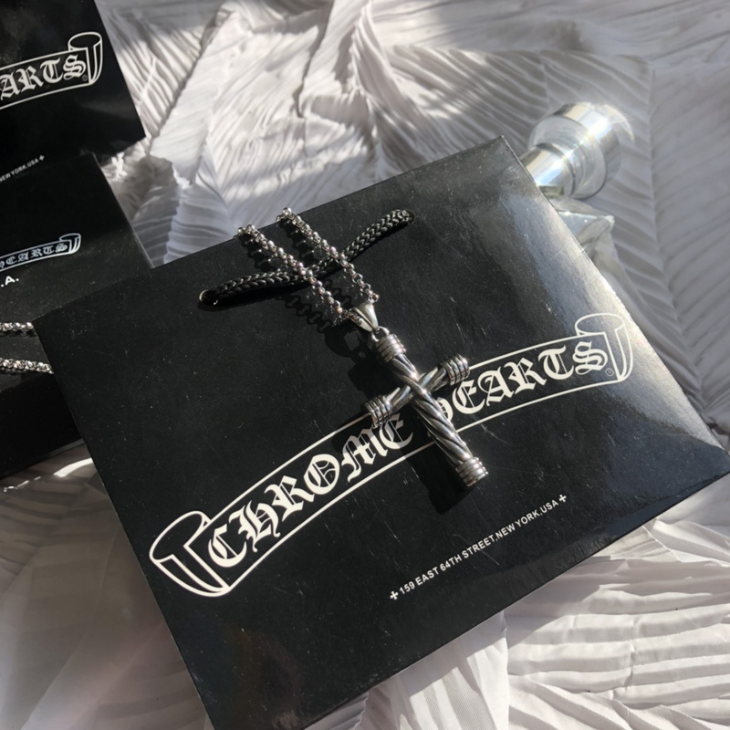 Подвеска Chrome Hearts Interlaced Cross "Silver" фото № 3