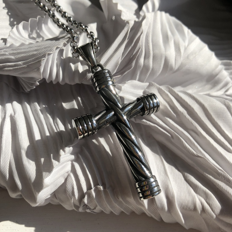 Подвеска Chrome Hearts Interlaced Cross "Silver" фото № 2