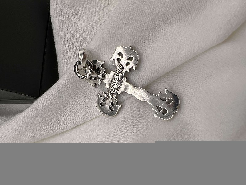 Подвеска Chrome Hearts From Brand - Cross "Silver" фото № 3
