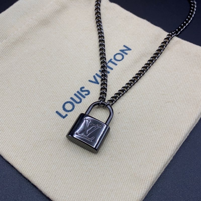 Подвеска Louis Vuitton Decoration With Logo - Lock "Black" фото № 2