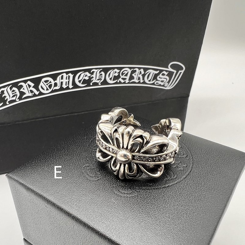 Кольцо Chrome Hearts Open End Of Various Shapes - Bow "Silver" фото № 4