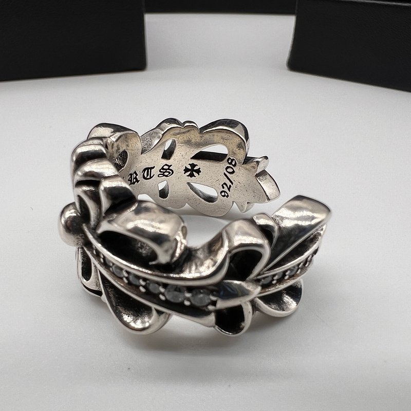 Кольцо Chrome Hearts Open End Of Various Shapes - Bow "Silver" фото № 2