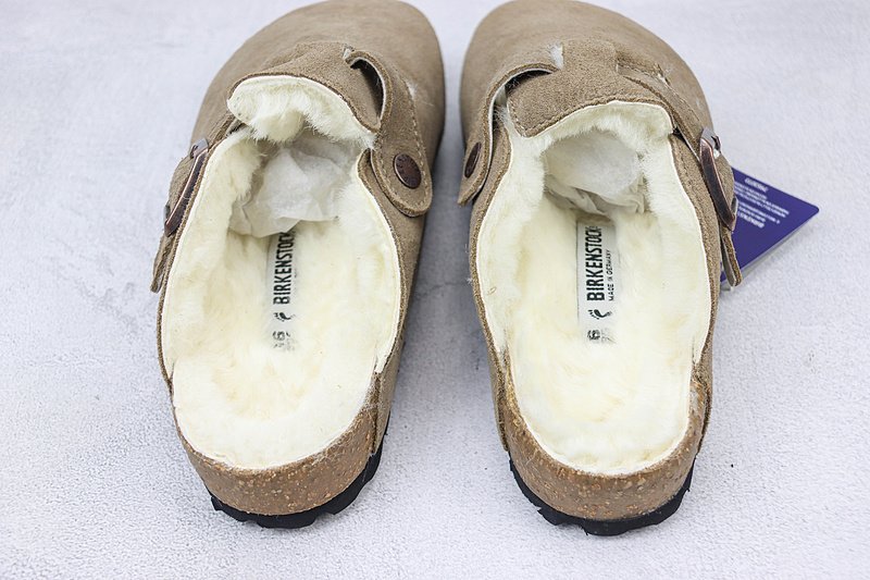 Birkenstock Boston Shearling "Tobacco Brown" фото № 9