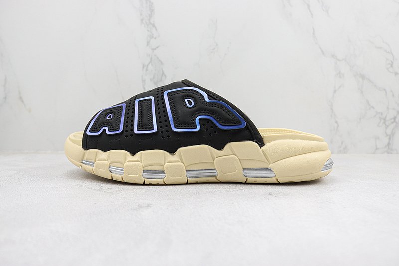 Nike Air More Uptempo Slide "Black Sanddrift Iridescent" фото № 2