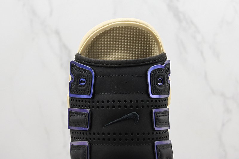 Nike Air More Uptempo Slide "Black Sanddrift Iridescent" фото № 3