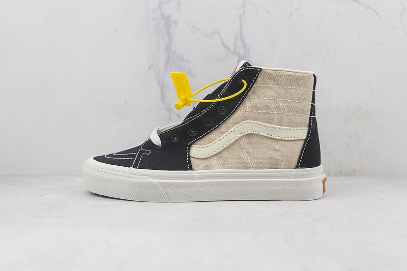 Vans SK8-Hi "Beige/White/Black" фото № 2