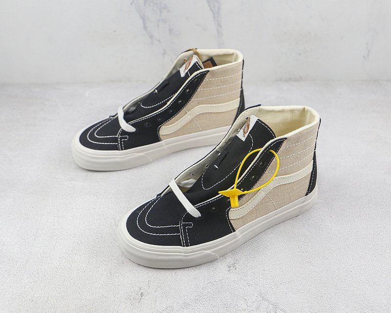 Vans SK8-Hi "Beige/White/Black" фото № 5