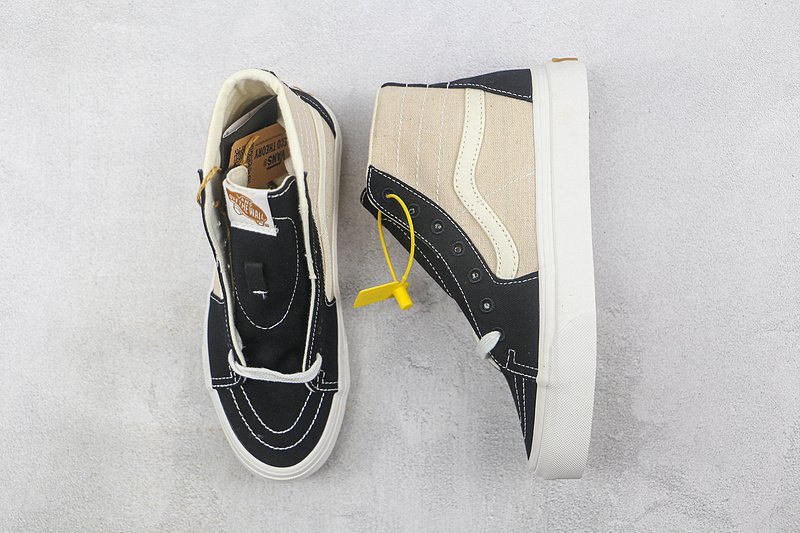 Vans SK8-Hi "Beige/White/Black" фото № 7
