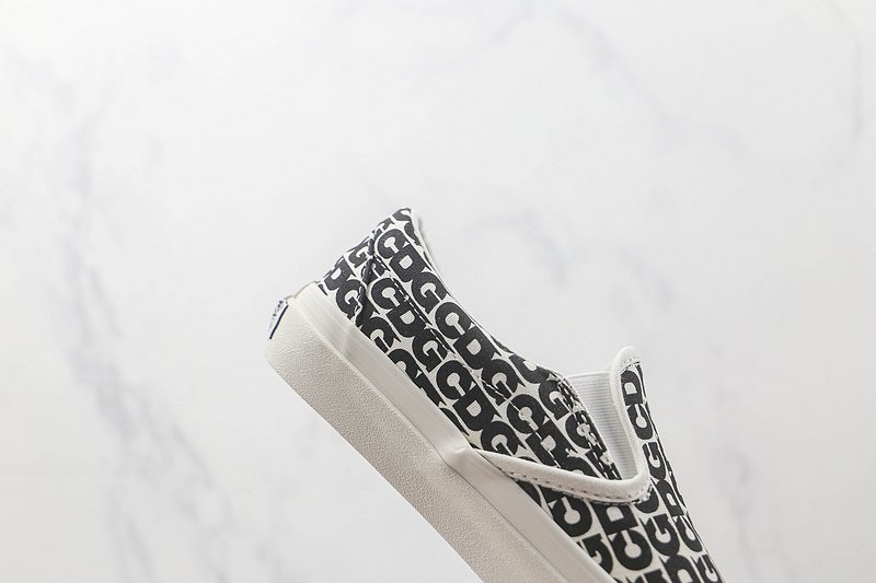 Comme des Garcons x Vans Slip-On "White/Black" фото № 3