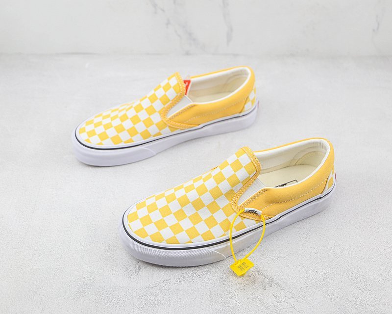 Vans Slip-On "Yellow Checkboard" фото № 5