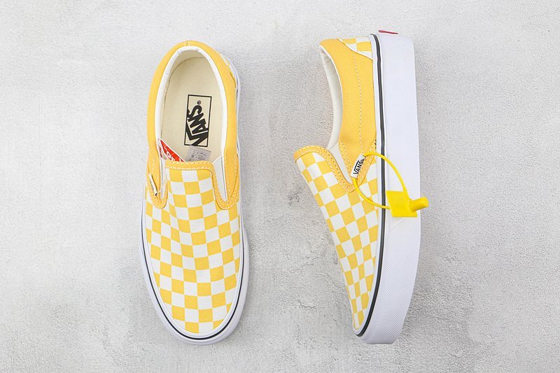 Vans Slip-On "Yellow Checkboard" фото № 7