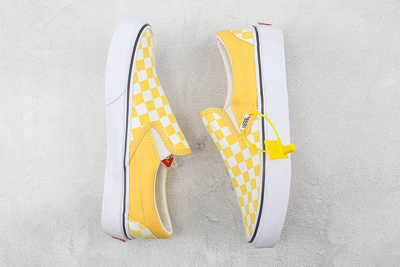 Vans Slip-On "Yellow Checkboard" фото № 6