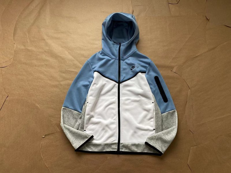 Худи Nike Tricolor ZIP "Blue/White" фото № 8