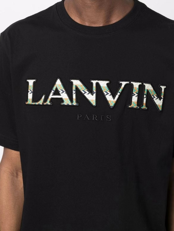 Футболка Lanvin Ethnic print "Black" фото № 5