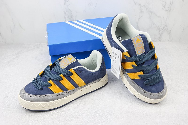 Adidas Adimatic "Dark Blue/Yellow/White" фото № 7