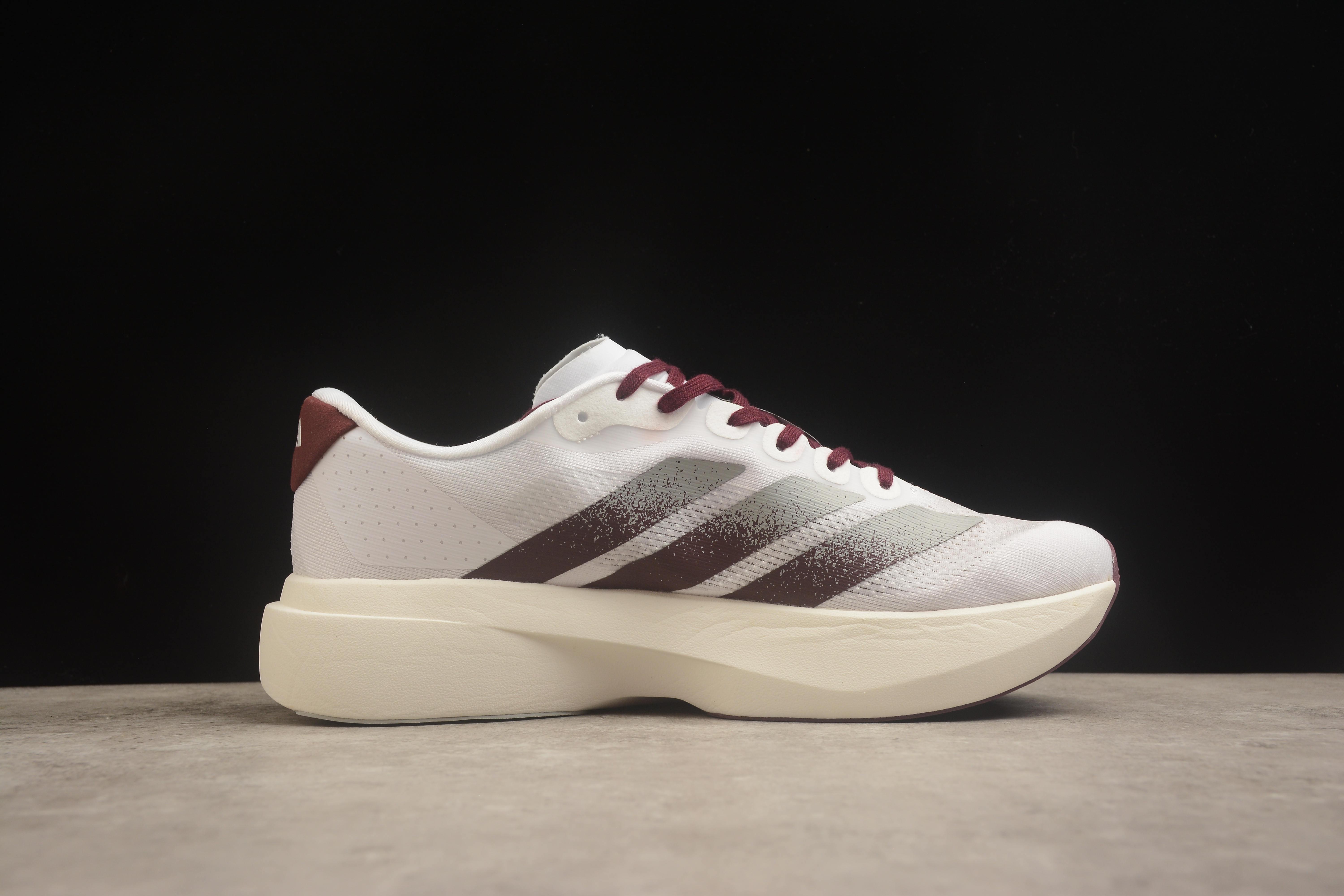 adidas Adizero Evo SL "White/Burgundy" фото № 3
