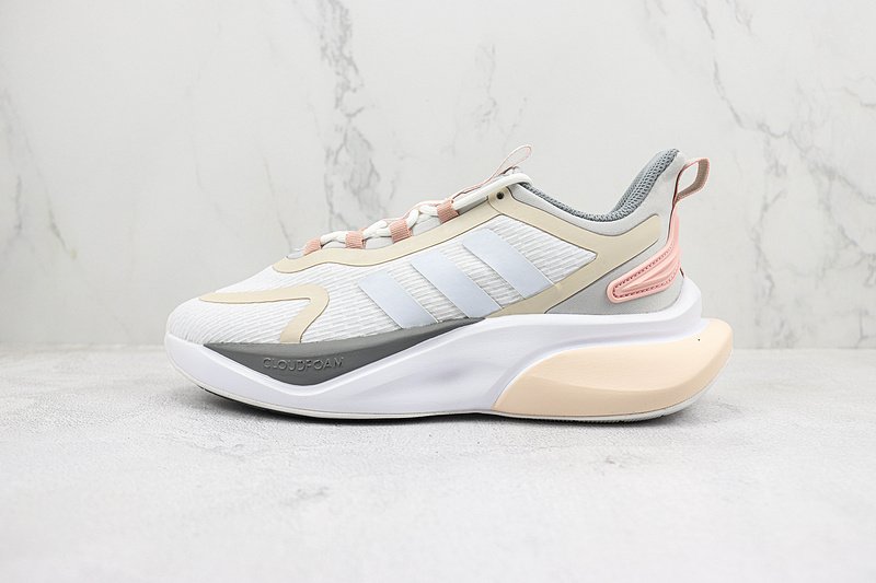 Adidas Alphabounce+ "White/Ivory Pink" фото № 2