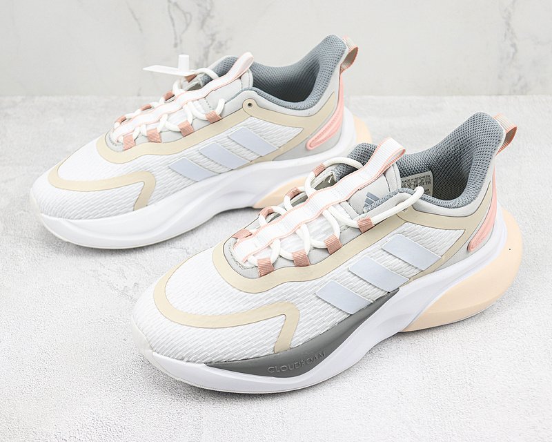 Adidas Alphabounce+ "White/Ivory Pink" фото № 5