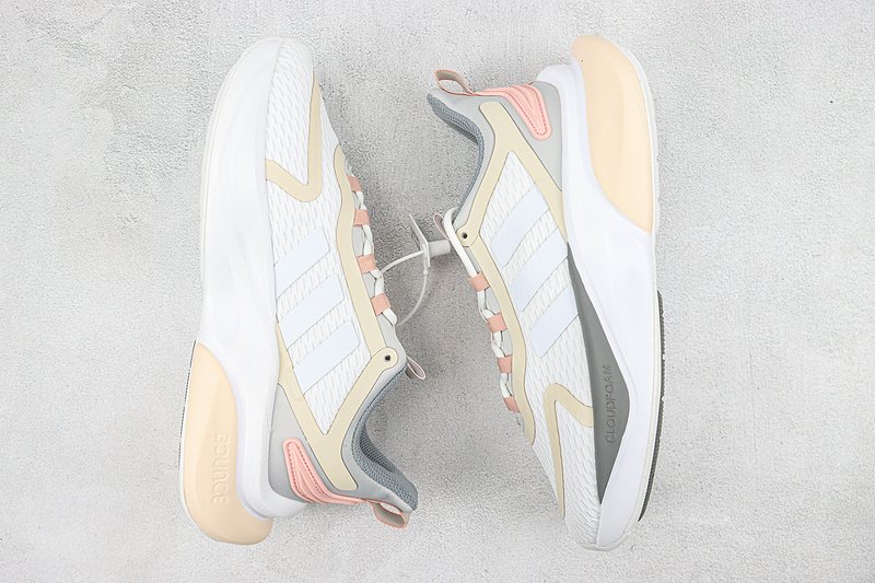 Adidas Alphabounce+ "White/Ivory Pink" фото № 7