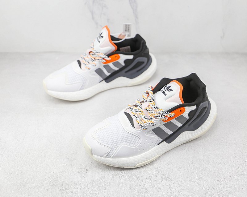 Adidas Day Jogger "White/Orange" фото № 5