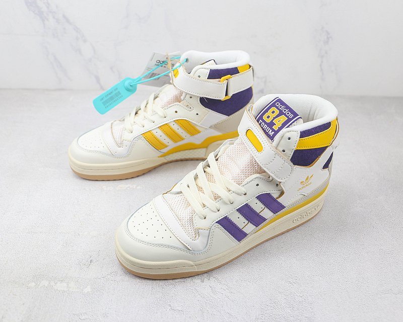 Adidas Forum 84 High "Lakers" фото № 5